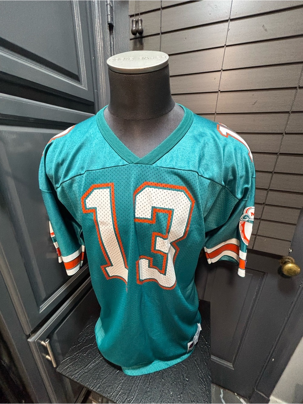 Dan Marino Champion Teal Mesh Jersey with Brand Patch